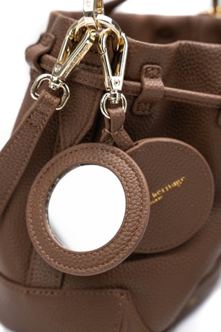 Sac seau en cuir Punchy - Camel