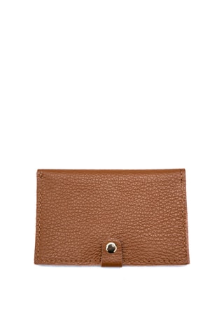 Porte-cartes en cuir Adela - Camel