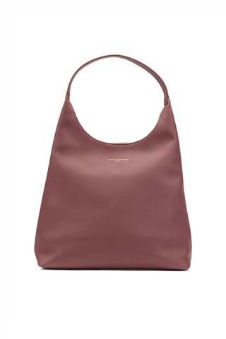 Sac porté épaule en cuir Kira - Bordeaux
