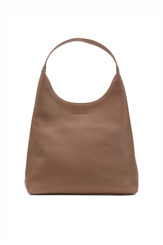 Sac porté épaule en cuir Kira - Camel