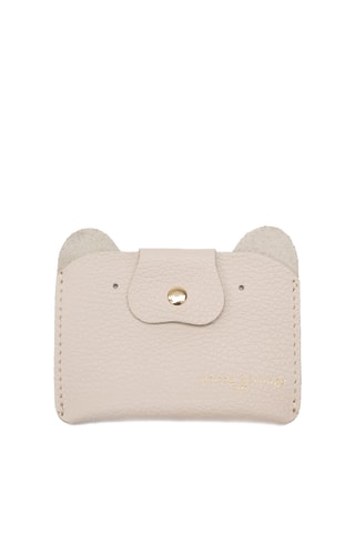 Porte-cartes en cuir Ana - Blanc