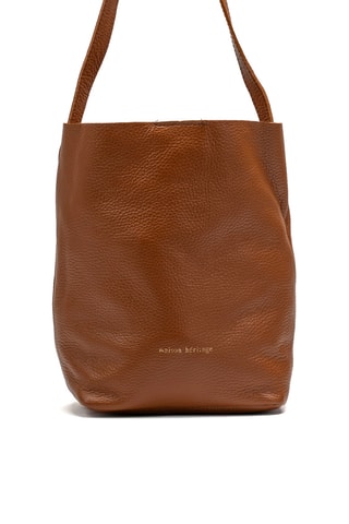 Sac porté épaule en cuir Figa - Camel