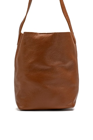 Sac porté épaule en cuir Figa - Camel