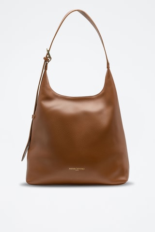 Sac porté épaule en cuir Kirai - Camel