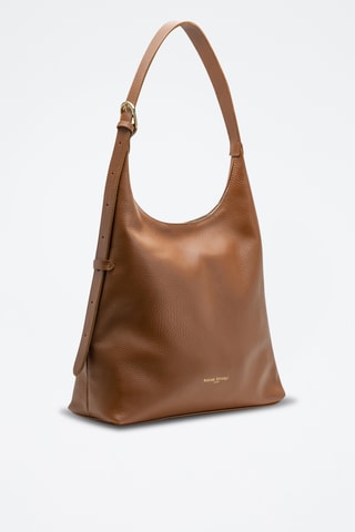 Sac porté épaule en cuir Kirai - Camel