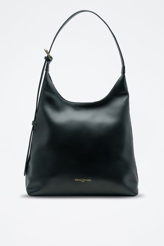 Sac porté épaule en cuir Kirai - Noir