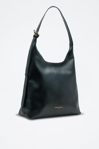 Sac porté épaule en cuir Kirai - Noir