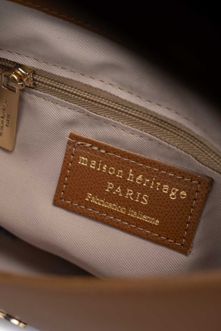 Sac porté épaule en cuir Piazza - Camel