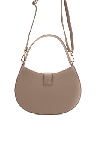 Sac porté épaule en cuir Piazza - Taupe