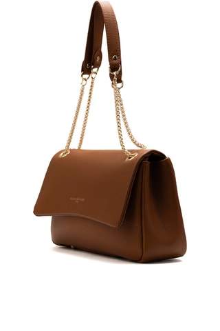 Sac porté épaule en cuir Tiva - Camel