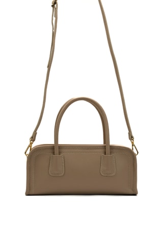 Sac à main en cuir Barolo - Taupe