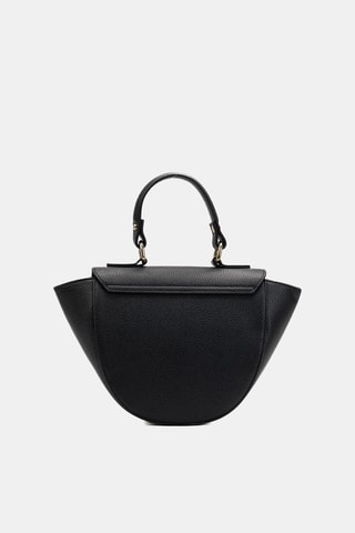 Sac à main en cuir Mini Votti - Noir