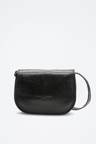 Sac bandoulière en cuir Lilly - Noir