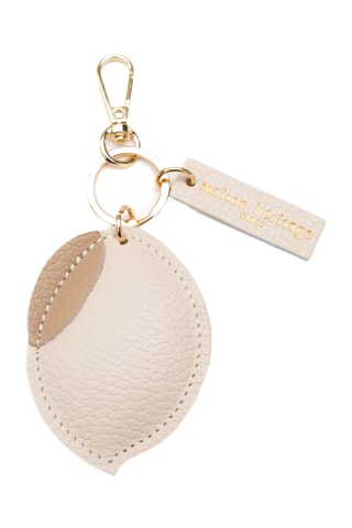 Porte-clés en cuir Spritz - Blanc