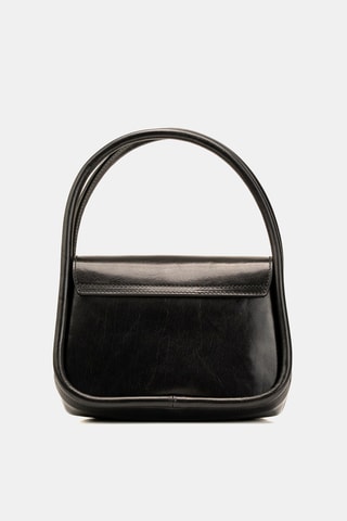 Sac à main en cuir Lou - Noir