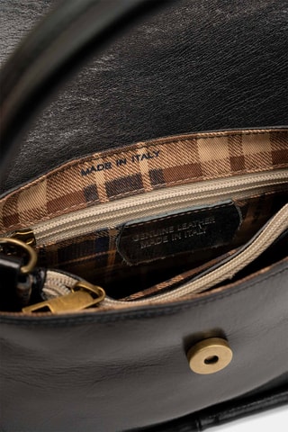 Sac à main en cuir Lou - Noir