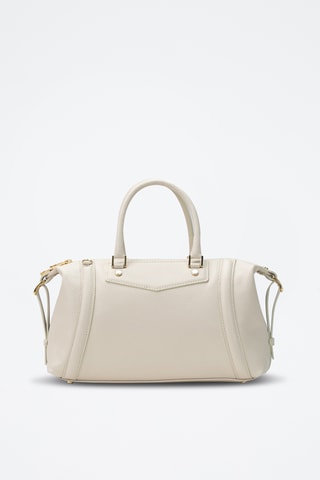 Sac bowling en cuir Speranza - Beige