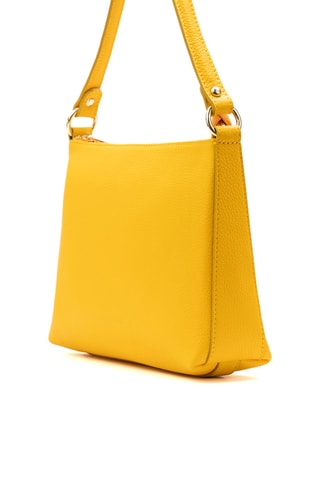 Sac à main en cuir Tiji - Jaune