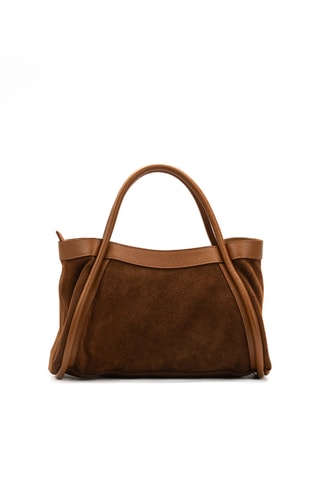 Sac à main en cuir Baccia - Camel