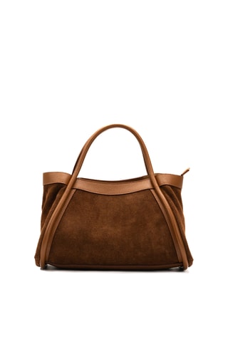 Sac à main en cuir Baccia - Camel