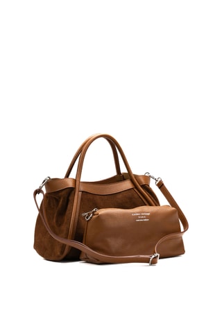Sac à main en cuir Baccia - Camel