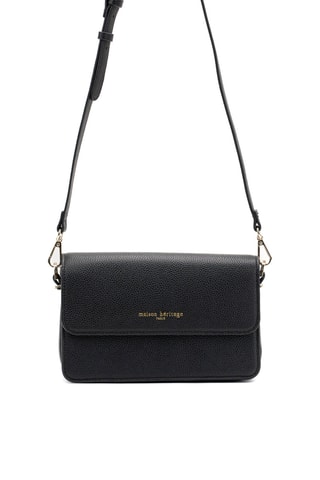 Sac bandoulière en cuir Kairo - Noir
