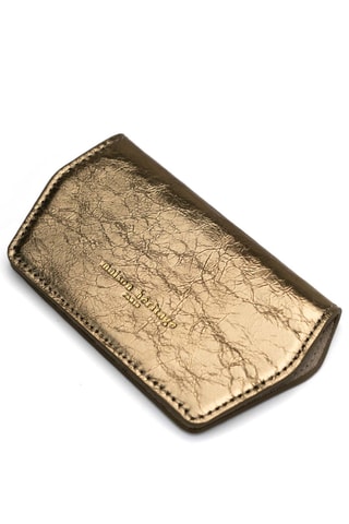 Etui pour lunettes en cuir Lune - Marron