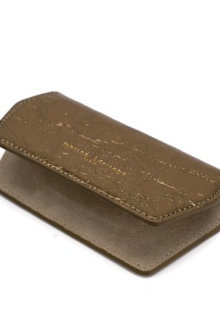 Etui pour lunettes en cuir Lune - Marron
