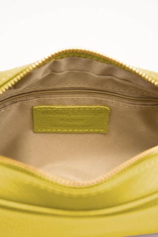 Sac bandoulière en cuir Bio - Jaune