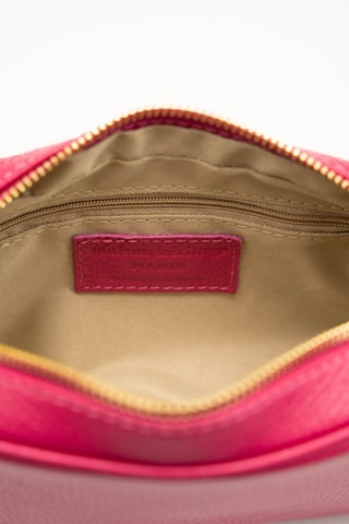 Sac bandoulière en cuir Bio - Fuchsia