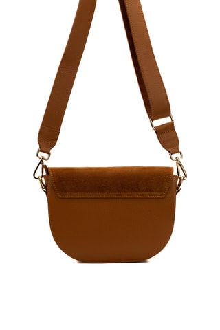 Sac bandoulière en cuir Zest - Camel