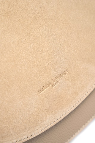 Sac bandoulière en cuir Zest - Taupe
