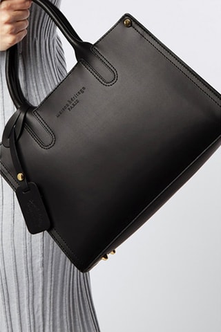 Sac à main en cuir Pure - Noir