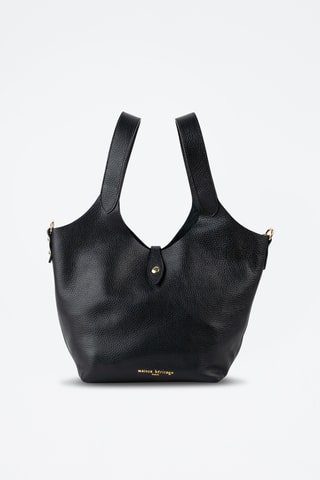 Sac à dos en cuir  - Noir