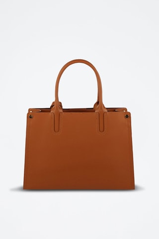 Sac à main en cuir Pure - Camel