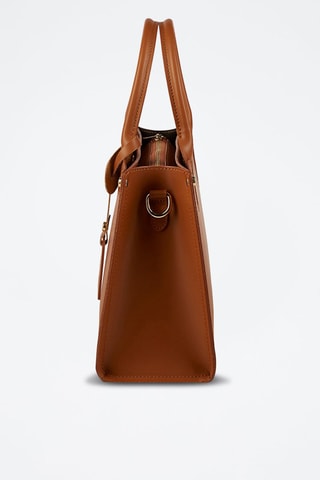 Sac à main en cuir Pure - Camel