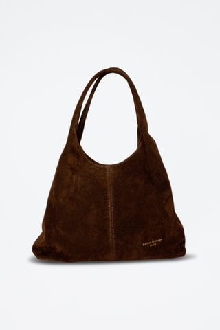 Cabas en nubuck Tikki  - Camel