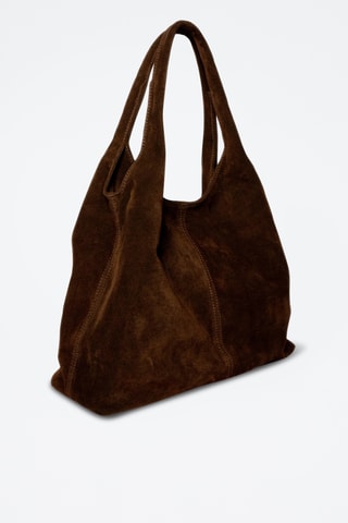Cabas en nubuck Tikki  - Camel