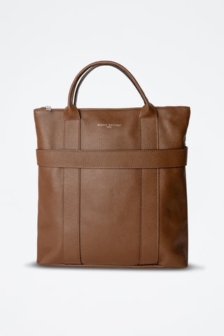 Sac à dos en cuir Noel Fd  - Marron