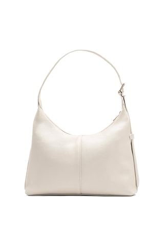 Sac porté épaule en cuir Onda - Blanc