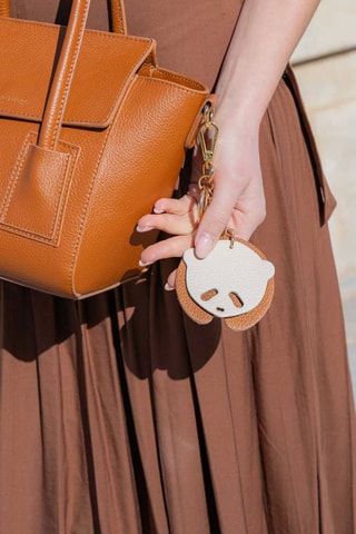 Porte-clés en cuir Ciuti - Camel
