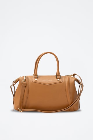 Sac bowling en cuir Speranza - Camel