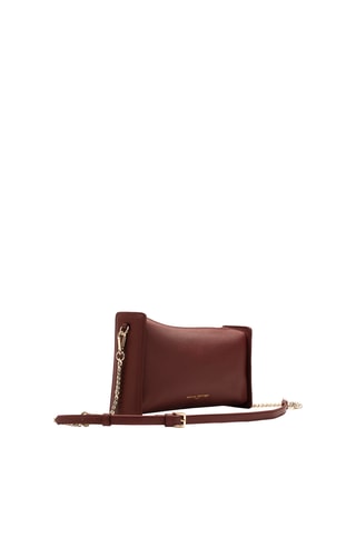 Sac bandoulière en cuir Brille - Bordeaux
