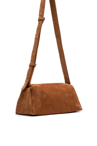 Sac bandoulière en nubuck Tutti - Camel