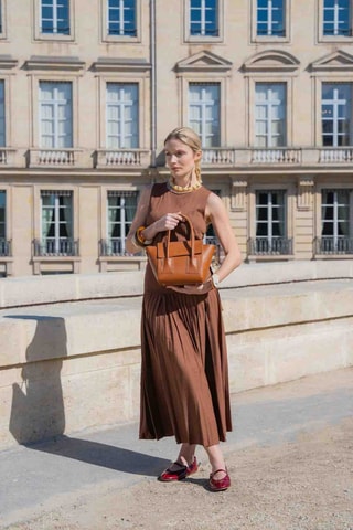 Sac à main en cuir Lazzo - Camel