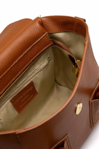 Sac à main en cuir Lazzo - Camel