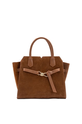 Sac à main en cuir Moscio - Camel