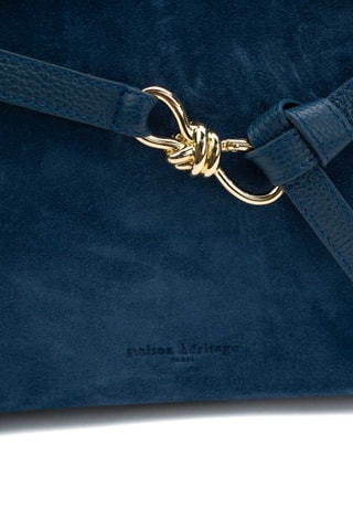 Sac à main en cuir Moscio - Bleu