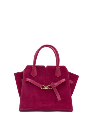 Sac à main en cuir Moscio - Fuchsia