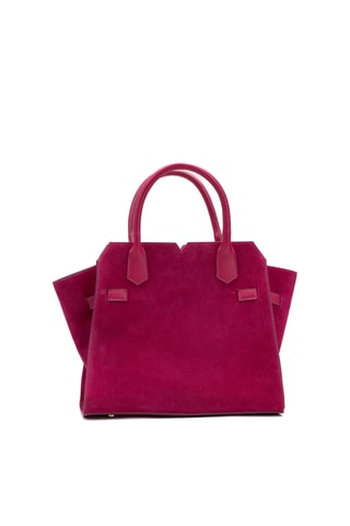 Sac à main en cuir Moscio - Fuchsia